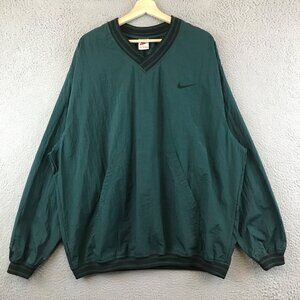 Nike Green Windbreaker Jacket